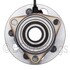 WE61247 by NTN - Wheel Bearing and Hub Assembly - Steel, Natural, with Wheel Studs