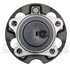 WE61277 by NTN - Wheel Bearing and Hub Assembly - Steel, Natural, with Wheel Studs