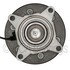 WE61286 by NTN - Wheel Bearing and Hub Assembly - Steel, Natural, with Wheel Studs