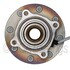 WE61313 by NTN - Wheel Bearing and Hub Assembly - Steel, Natural, with Wheel Studs