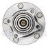 WE61315 by NTN - Wheel Bearing and Hub Assembly - Steel, Natural, with Wheel Studs