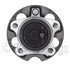 WE61305 by NTN - Wheel Bearing and Hub Assembly - Steel, Natural, with Wheel Studs