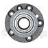 WE61306 by NTN - Wheel Bearing and Hub Assembly - Steel, Natural, without Wheel Studs