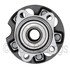 WE61346 by NTN - Wheel Bearing and Hub Assembly - Steel, Natural, with Wheel Studs