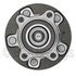 WE61434 by NTN - Wheel Bearing and Hub Assembly - Steel, Natural, with Wheel Studs