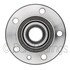 WE61436 by NTN - Wheel Bearing and Hub Assembly - Steel, Natural, without Wheel Studs