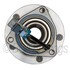 WE61463 by NTN - Wheel Bearing and Hub Assembly - Steel, Natural, with Wheel Studs