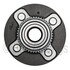 WE61472 by NTN - Wheel Bearing and Hub Assembly - Steel, Natural, with Wheel Studs