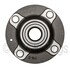 WE61466 by NTN - Wheel Bearing and Hub Assembly - Steel, Natural, with Wheel Studs