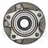 WE61486 by NTN - Wheel Bearing and Hub Assembly - Steel, Natural, with Wheel Studs