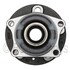 WE61480 by NTN - Wheel Bearing and Hub Assembly - Steel, Natural, without Wheel Studs
