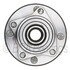 WE61519 by NTN - Wheel Bearing and Hub Assembly - Steel, Natural, with Wheel Studs