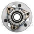 WE61549 by NTN - Wheel Bearing and Hub Assembly - Steel, Natural, with Wheel Studs