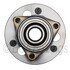 WE61550 by NTN - Wheel Bearing and Hub Assembly - Steel, Natural, with Wheel Studs