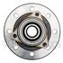 WE61552 by NTN - Wheel Bearing and Hub Assembly - Steel, Natural, with Wheel Studs