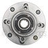 WE61556 by NTN - Wheel Bearing and Hub Assembly - Steel, Natural, with Wheel Studs