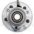 WE61560 by NTN - Wheel Bearing and Hub Assembly - Steel, Natural, with Wheel Studs