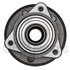 WE61586 by NTN - Wheel Bearing and Hub Assembly - Steel, Natural, with Wheel Studs