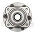 WE61614 by NTN - Wheel Bearing and Hub Assembly - Steel, Natural, with Wheel Studs