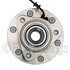 WE61580 by NTN - Wheel Bearing and Hub Assembly - Steel, Natural, with Wheel Studs