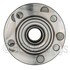 WE61649 by NTN - Wheel Bearing and Hub Assembly - Steel, Natural, with Wheel Studs