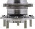 WE61789 by NTN - Wheel Bearing and Hub Assembly - Steel, Natural, with Wheel Studs