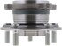 WE61802 by NTN - Wheel Bearing and Hub Assembly - Steel, Natural, with Wheel Studs