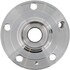 WE61817 by NTN - Wheel Bearing and Hub Assembly - Steel, Natural, without Wheel Studs