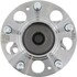 WE61818 by NTN - Wheel Bearing and Hub Assembly - Steel, Natural, with Wheel Studs