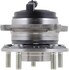 WE61825 by NTN - Wheel Bearing and Hub Assembly - Steel, Natural, with Wheel Studs