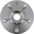 WE61842 by NTN - Wheel Bearing and Hub Assembly - Steel, Natural, with Wheel Studs