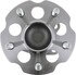 WE61837 by NTN - Wheel Bearing and Hub Assembly - Steel, Natural, with Wheel Studs