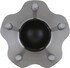 WE61858 by NTN - Wheel Bearing and Hub Assembly - Steel, Natural, with Wheel Studs