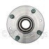 WE60540 by NTN - Wheel Bearing and Hub Assembly - Steel, Natural, with Wheel Studs