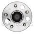 WE60707 by NTN - Wheel Bearing and Hub Assembly - Steel, Natural, with Wheel Studs