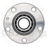 WE60728 by NTN - Wheel Bearing and Hub Assembly - Steel, Natural, without Wheel Studs