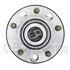 WE60725 by NTN - Wheel Bearing and Hub Assembly - Steel, Natural, with Wheel Studs