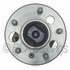 WE60744 by NTN - Wheel Bearing and Hub Assembly - Steel, Natural, with Wheel Studs