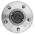 WE60857 by NTN - Wheel Bearing and Hub Assembly - Steel, Natural, with Wheel Studs