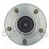 WE60866 by NTN - Wheel Bearing and Hub Assembly - Steel, Natural, with Wheel Studs