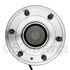 WE60915 by NTN - Wheel Bearing and Hub Assembly - Steel, Natural, with Wheel Studs