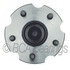 WE60956 by NTN - Wheel Bearing and Hub Assembly - Steel, Natural, with Wheel Studs