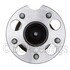 WE60957 by NTN - Wheel Bearing and Hub Assembly - Steel, Natural, with Wheel Studs