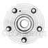 WE60974 by NTN - Wheel Bearing and Hub Assembly - Steel, Natural, with Wheel Studs