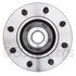 WE60976 by NTN - Wheel Bearing and Hub Assembly - Steel, Natural, with Wheel Studs