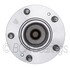 WE60977 by NTN - Wheel Bearing and Hub Assembly - Steel, Natural, with Wheel Studs