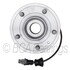 WE60995 by NTN - Wheel Bearing and Hub Assembly - Steel, Natural, with Wheel Studs