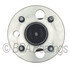 WE61021 by NTN - Wheel Bearing and Hub Assembly - Steel, Natural, with Wheel Studs