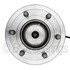 WE61089 by NTN - Wheel Bearing and Hub Assembly - Steel, Natural, with Wheel Studs