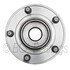 WE61096 by NTN - Wheel Bearing and Hub Assembly - Steel, Natural, with Wheel Studs